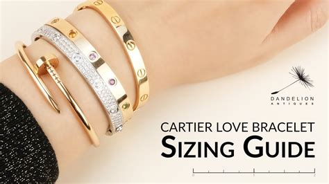 cartier bracelet sizes|what size cartier love bracelet.